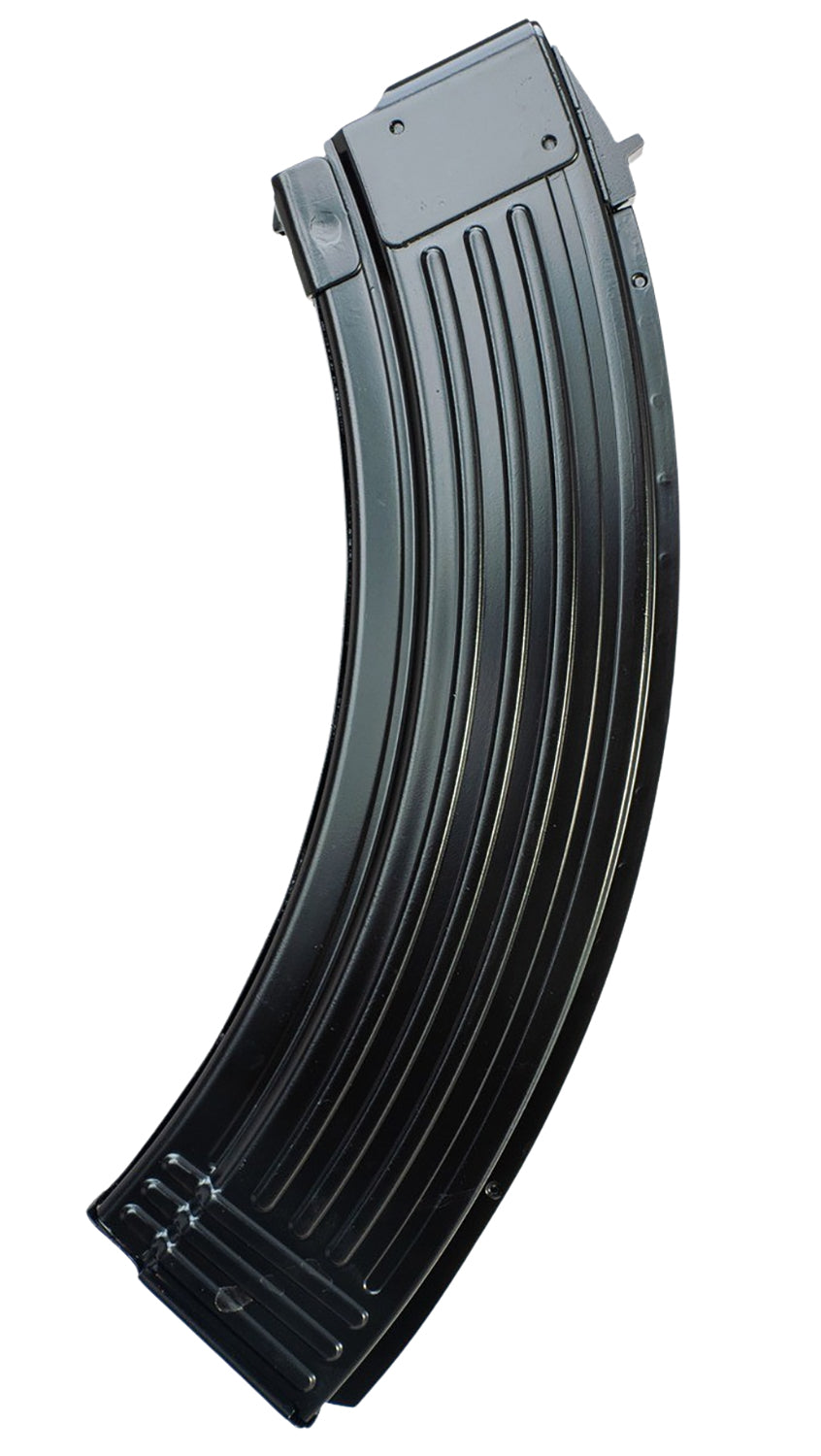 Global Ordnance 40rd 7.62x39mm AK-47 Fully Ribbed Rifle Magazine Black Steel