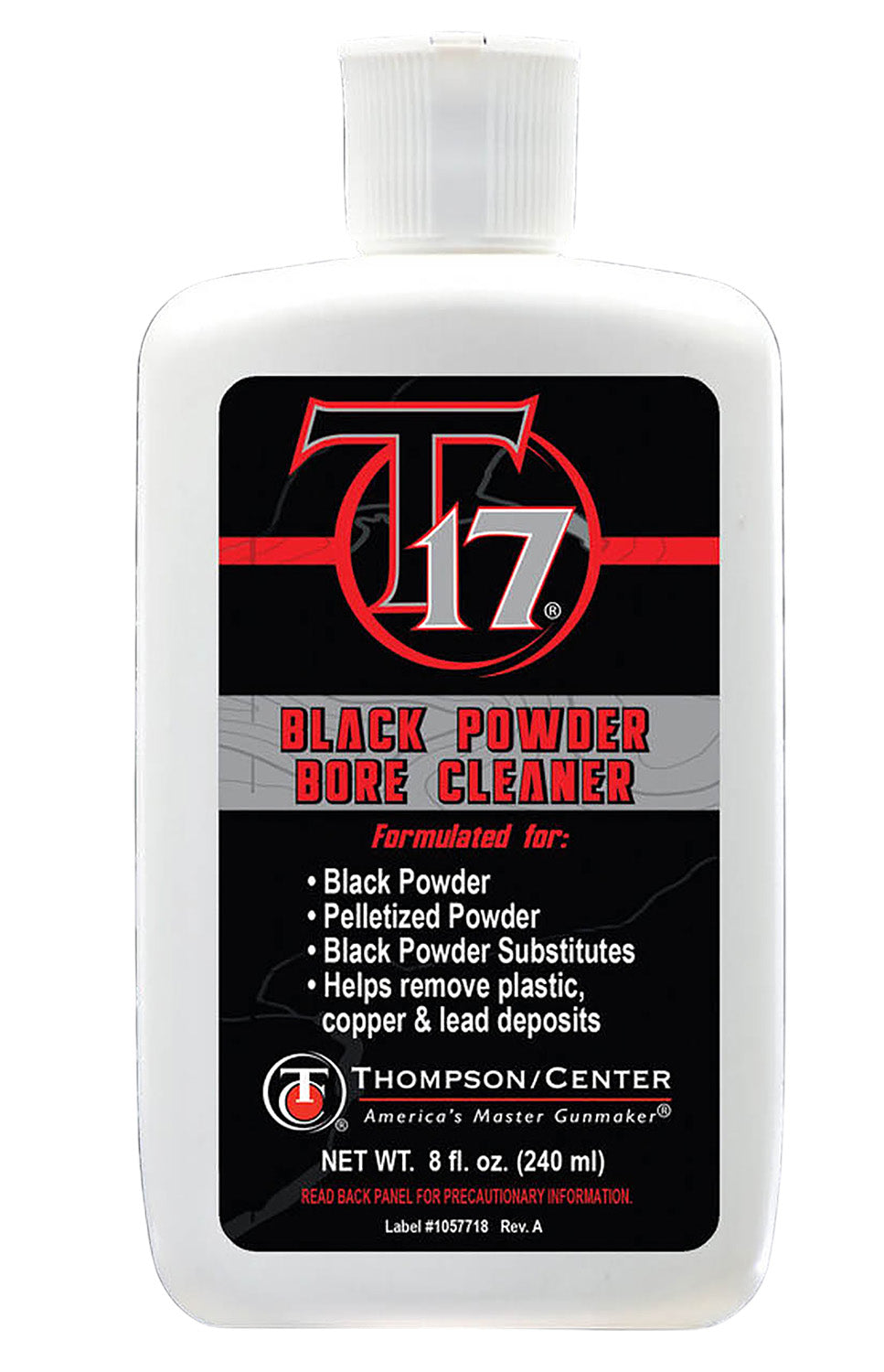 TCA 9027R T17 Black Powder Bore Solvent 8 oz