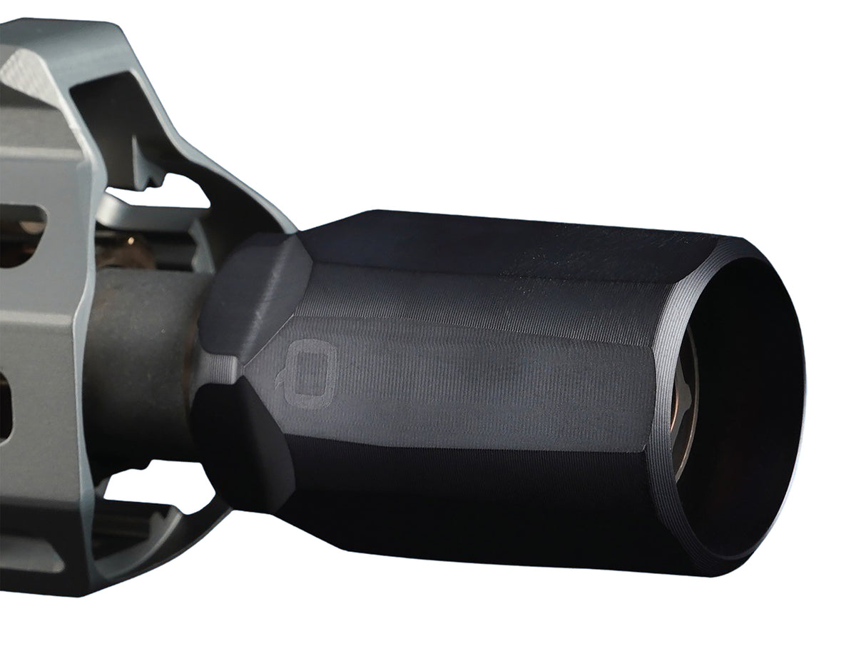Q Whistle Tip PVD Cherry Boom Blast Muzzle Device