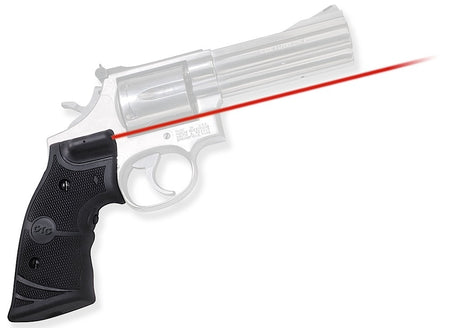 Crimson Trace 011280 Lasergrips for S&W K & L Frame Square Butt Revolvers, Red Laser 633nM 5mW, Black Polymer