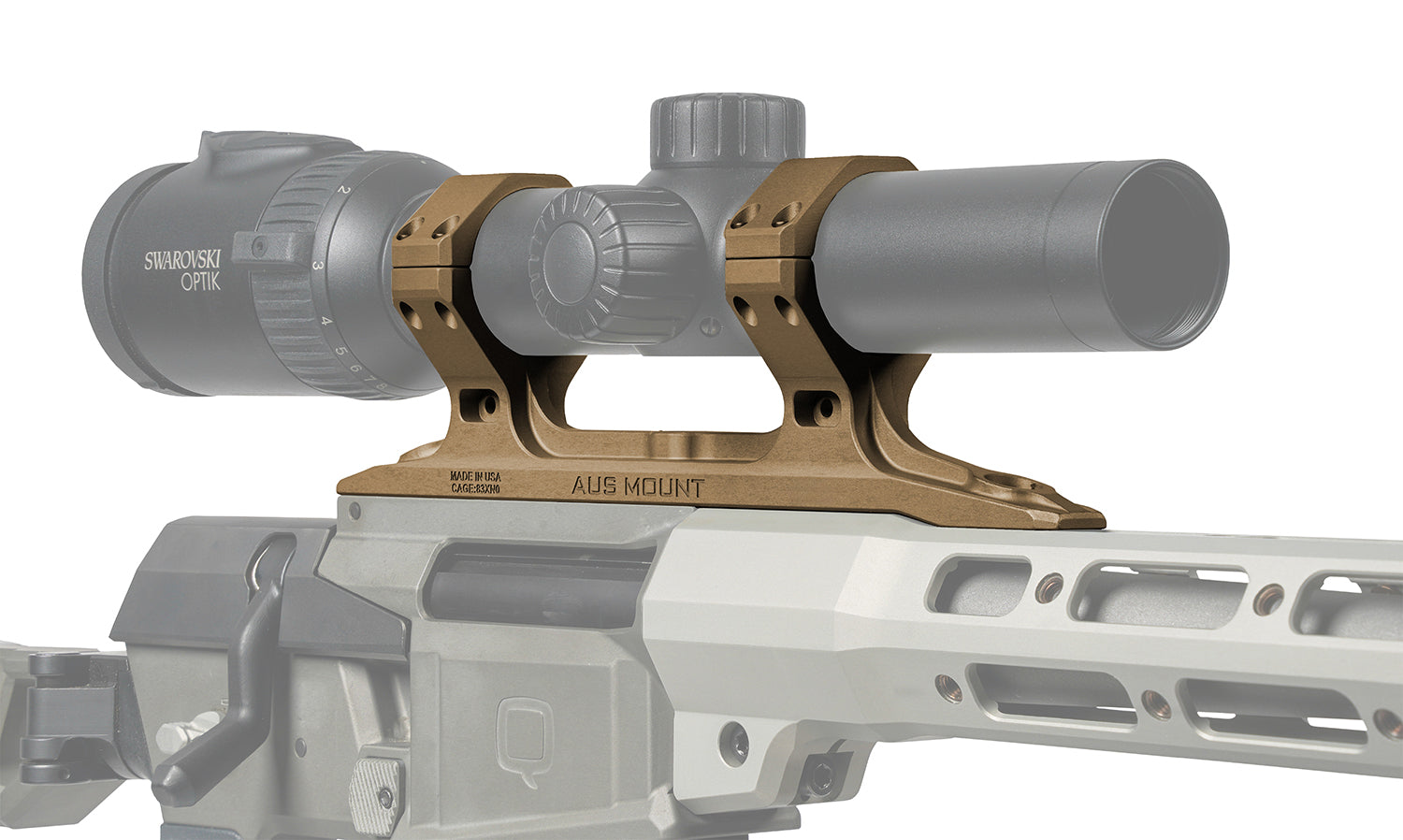 Q 100-361 AUS Mount 30mm Direct Mini Fix Optic Mount FDE