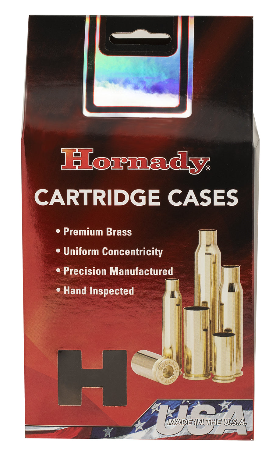 Hornady 10mm Unprimed Reloading Brass Cases 100ct