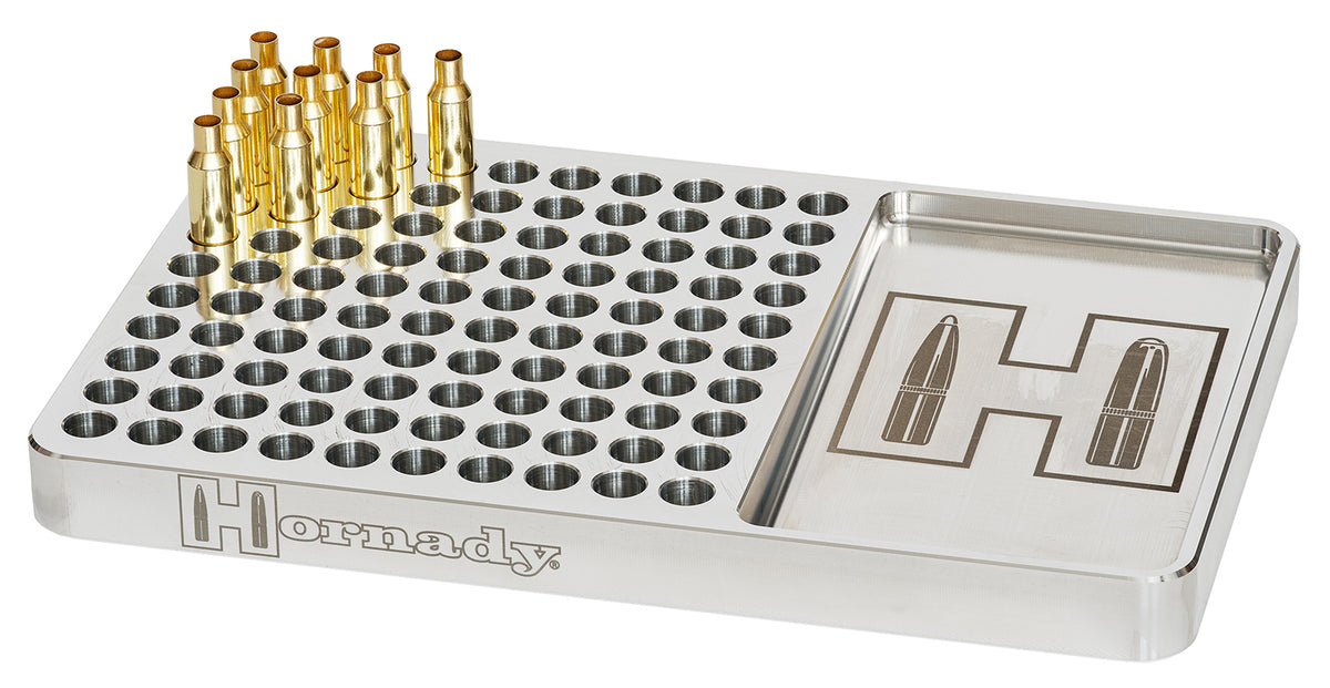 Hornady Aluminum Reloading Block 100-Case Capacity