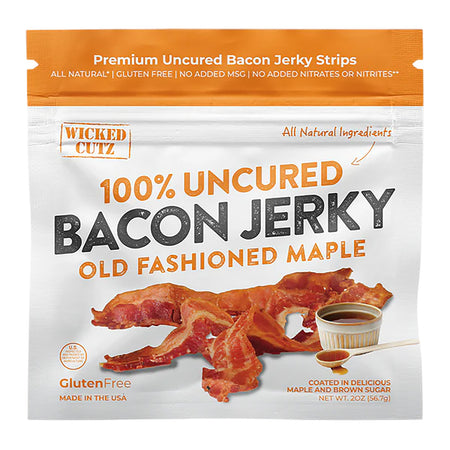 Wicked Cutz WCPJ02MA Old Fashioned Maple Bacon Snack Pack 10 Count