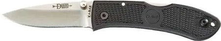 Ka-Bar Dozier Mini Folder 2.25in Black Drop Point with Pocket Clip