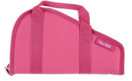 Bulldog Small Pistol Rug with Pocket and Handles Nylon Pink 12x6 Inch