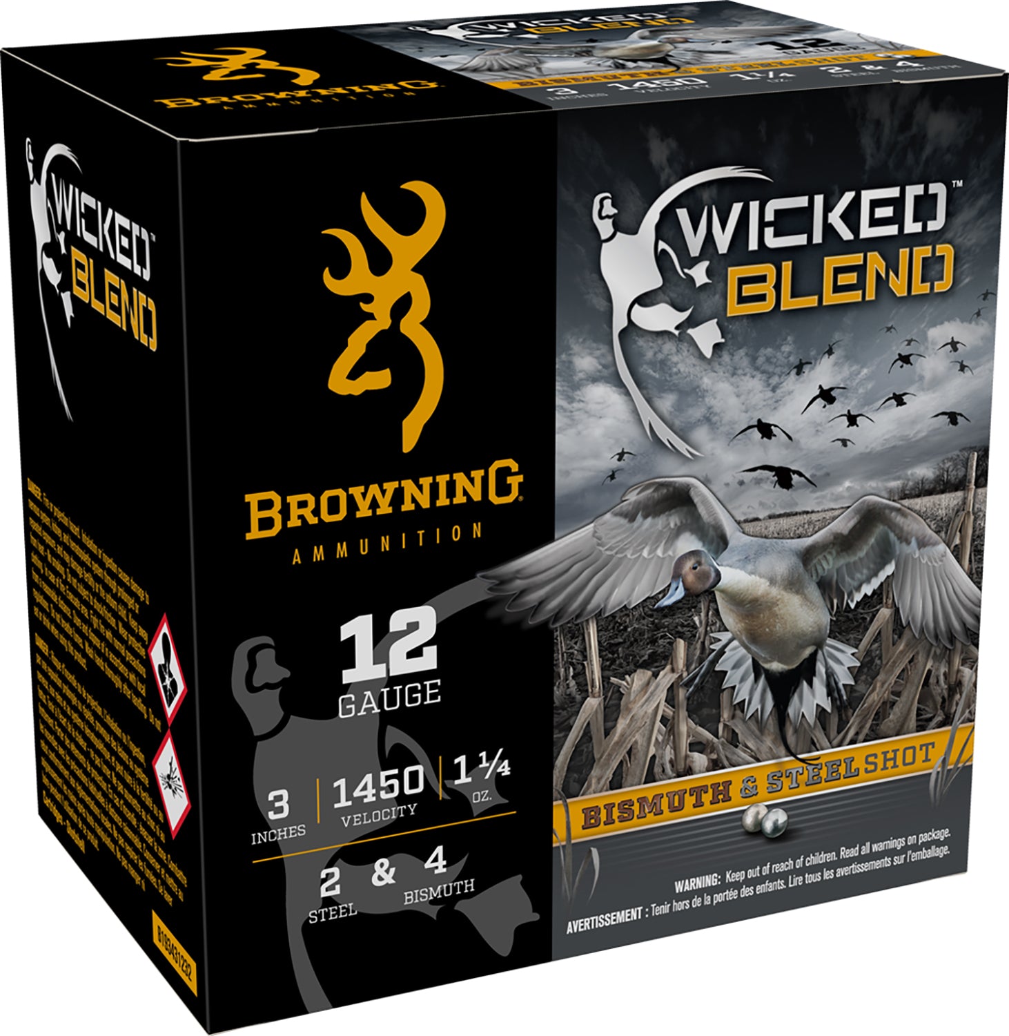 Browning  12 Gauge 3 in / 3 in #2 / 4 1-1/4 oz