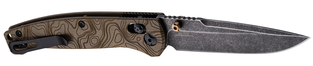 Hogue Mysto 3.4" Able Lock Folder Clip Point Stonewash Earth