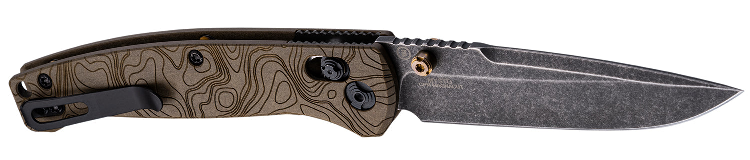 Hogue Mysto 3.4" Able Lock Folder Clip Point Stonewash Earth