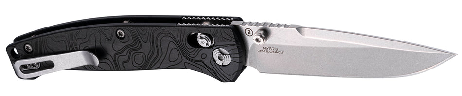 Hogue Mysto 3.4" Able Lock Folder Clip Point Black Diamond Metal