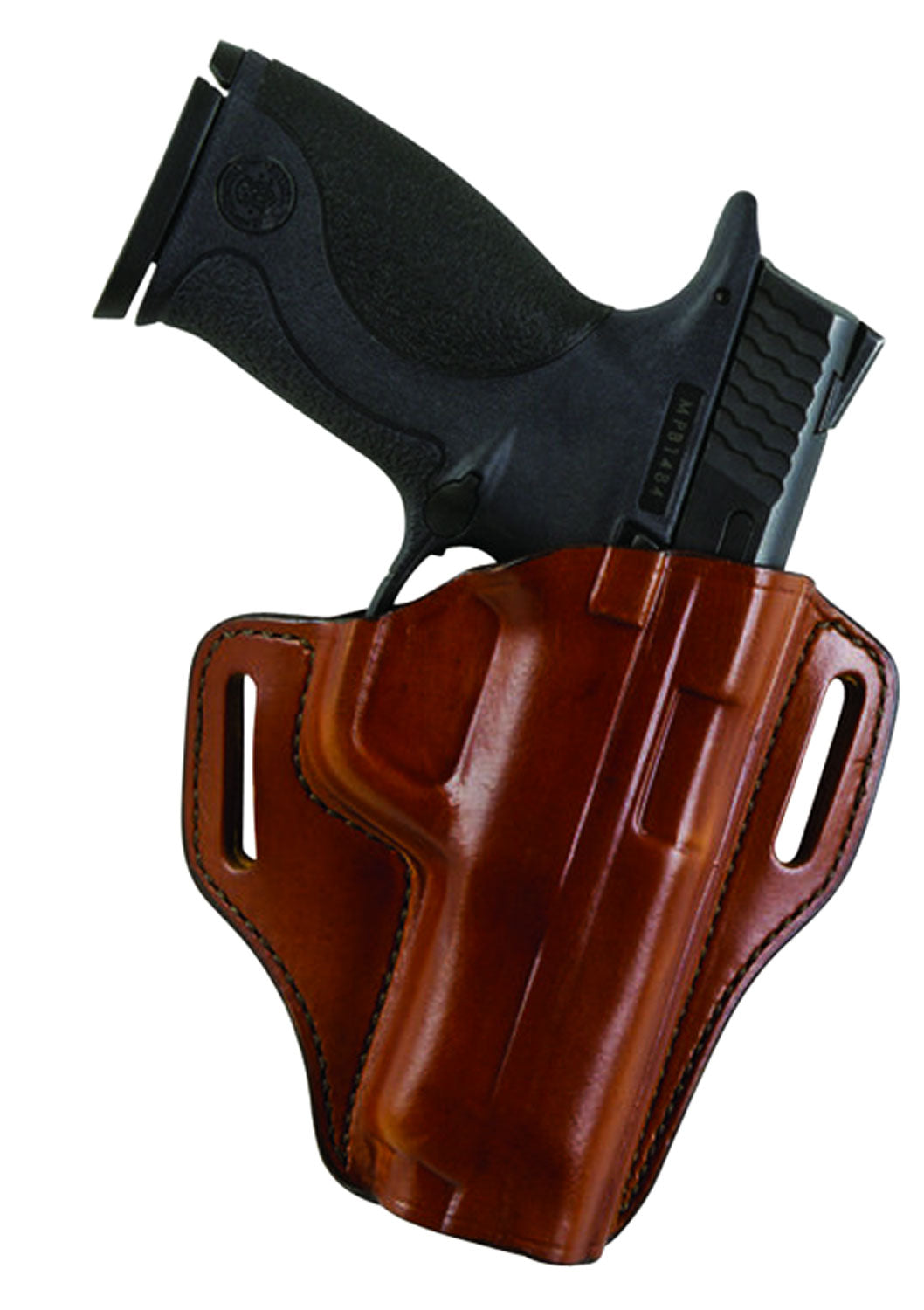 Bianchi 23948 Model 57 Remedy OWB Holster Size 09A Tan Leather Right Hand Glock 42