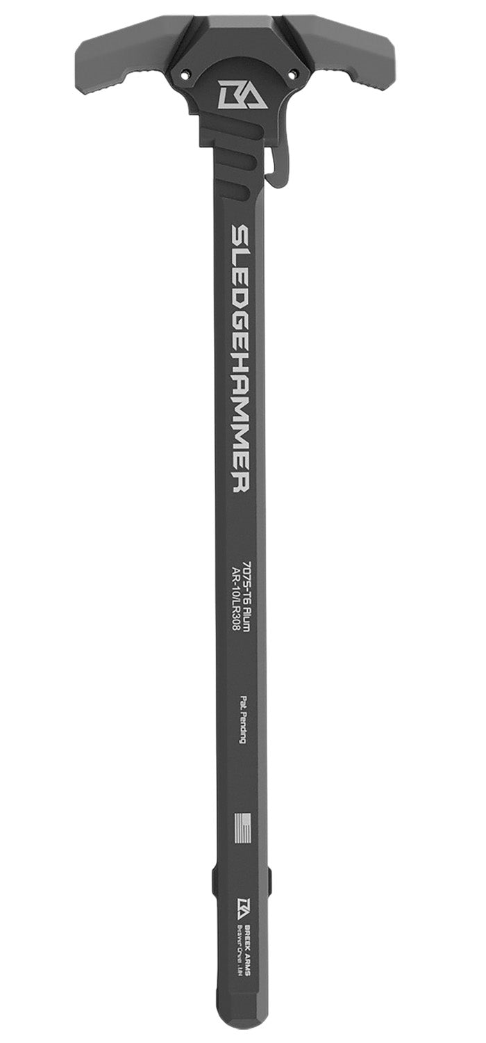 Breek Arms Sledgehammer AR-10 Ambidextrous Charging Handle Gray