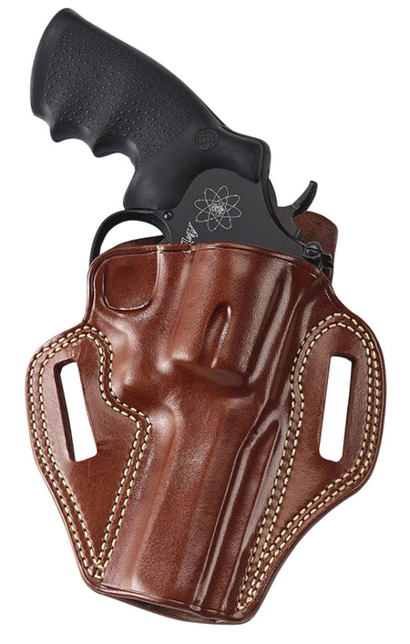 Galco CM266 Combat Master OWB Tan Leather Belt Slide Holster Fits 1911 Right Hand