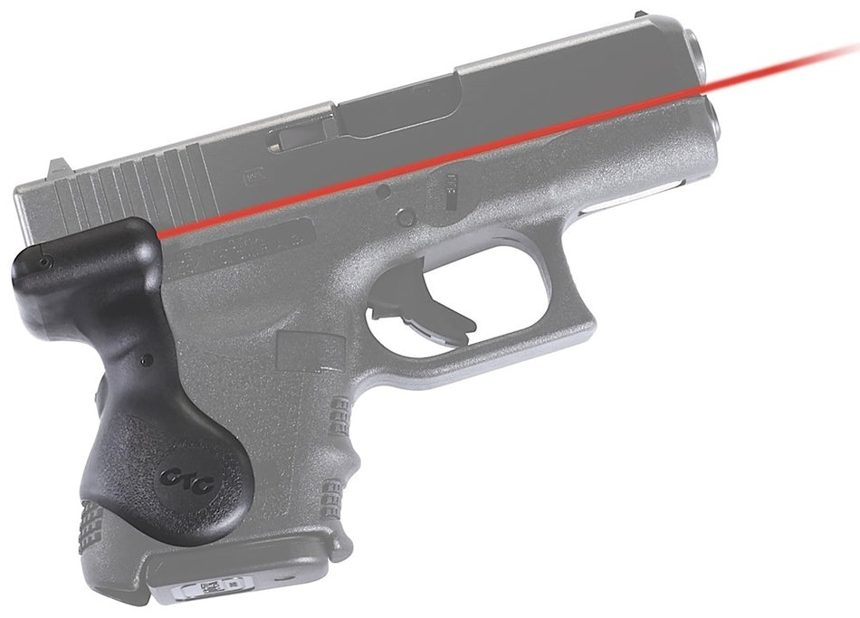 Crimson Trace 011340 Lasergrips for Glock Gen3 26/27/28/33/39 Subcompacts, Red Laser, Black Polymer