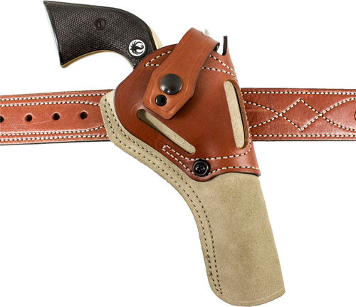 DeSantis Wild Hog Leather Ambi OWB Holster for Colt SAA 4 3/4" - Natural