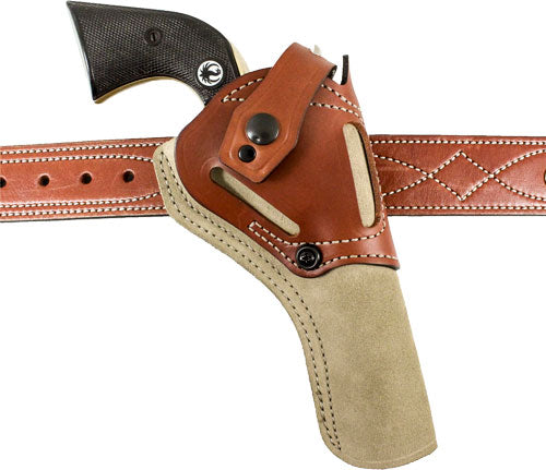 DeSantis Wild Hog Leather Ambi OWB Holster for Colt SAA 5 1/2" - Natural