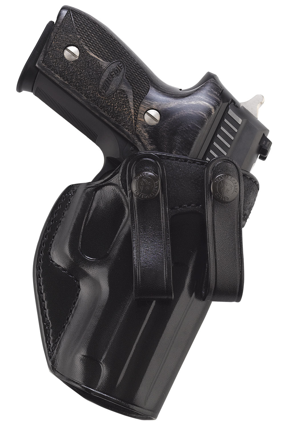 Galco Summer Comfort IWB Holster Black Leather Sig P320 Compact Beretta APX Sig M18 Right Hand