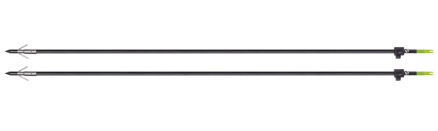 CenterPoint Typhon Bowfishing Arrows 2-Pack Fiberglass with Carp Point