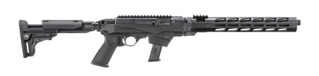 Ruger 19140 PC Carbine 9mm Luger 17+1 16.12" Threaded/Fluted Barrel, Black, Reversible Folding Stock, M-LOK Handguard, Optics Mount