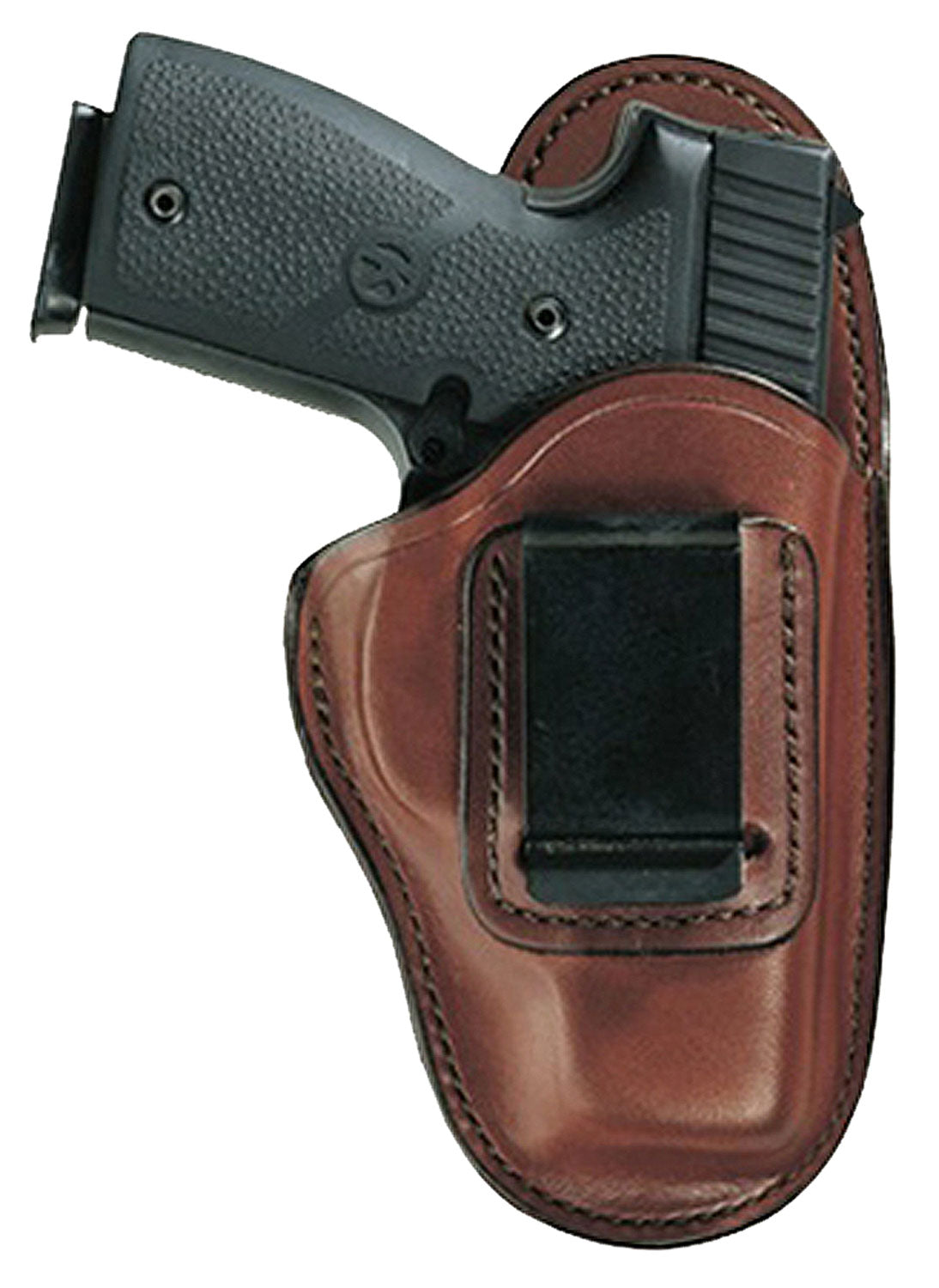 Bianchi 19221 100 Professional IWB Holster Size 01 Tan Leather Belt Clip Fits Ruger LCR/S&W J Frame 2in Left Hand