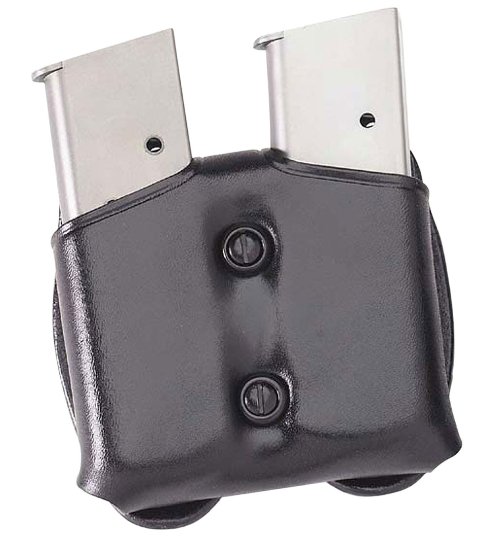 Galco CDM22B Cop Double Magazine Carrier Black Leather for Taurus PT140