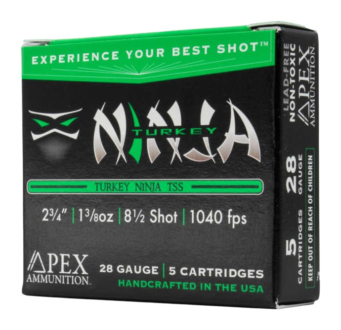Apex Turkey Tss Ninja 28 Gauge 2.75 in / 2.75 in #8.5 1-3/8 oz