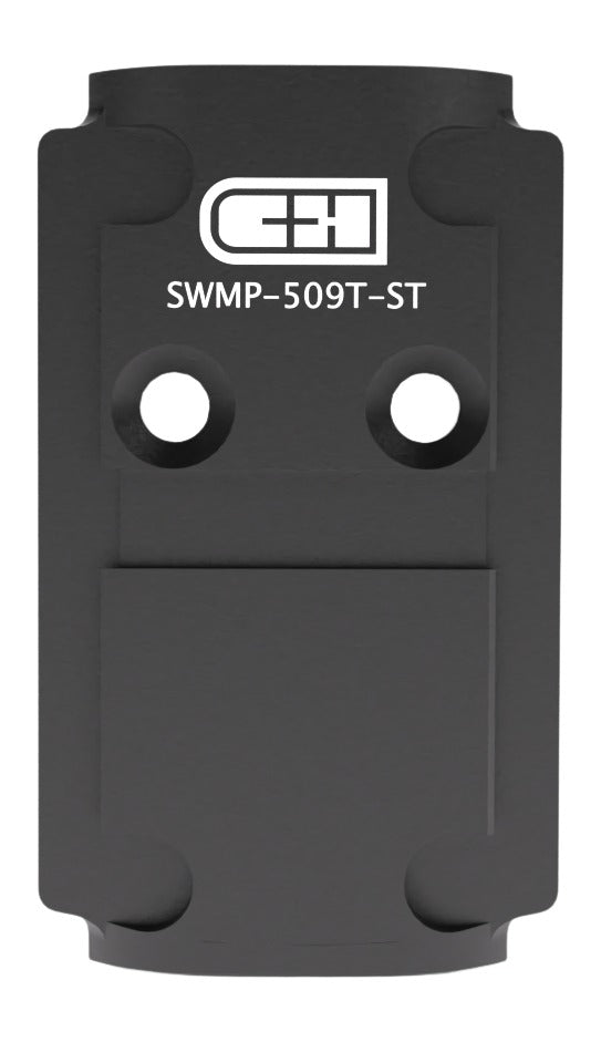 C&H Precision V4 Optic Mounting Plate for M&P Core 2.0 to Holosun 509T, Anodized Black