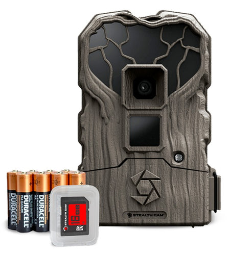 Stealth Cam QS24NGK 12MP No-Glo IR Trail Scouting Camera Combo