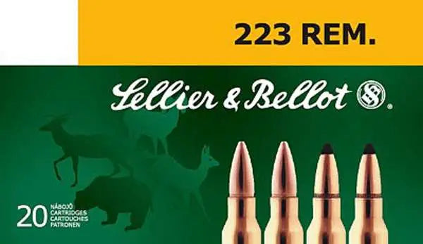 Sellier and Bellot Rifle .223 Remington 55 gr JSP ammo