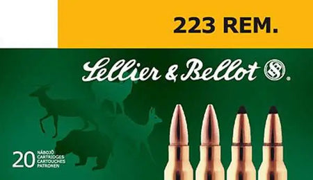 Sellier and Bellot Rifle .223 Remington 55 gr JSP ammo