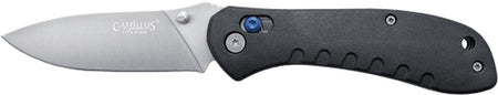 Camillus Rovax Folding Knife 3.25" SS Blade Black Nylon Handle
