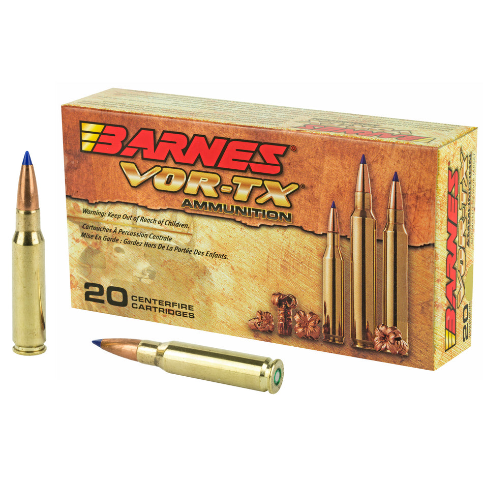 Barnes 21541 VOR-TX Tipped TSX Boat Tail BT 168 Grain .308 Win / 7.62x51mm
