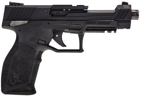 Taurus 1TX22C151 TX22 Competition 22 LR 16+1 5.25" Overall Black Steel/Threaded Barrel, Hard Coat Anodized Aluminum/Optic Cut/Serrated Slide & Polymer Frame w/Picatinny Rail w/Polymer Grips