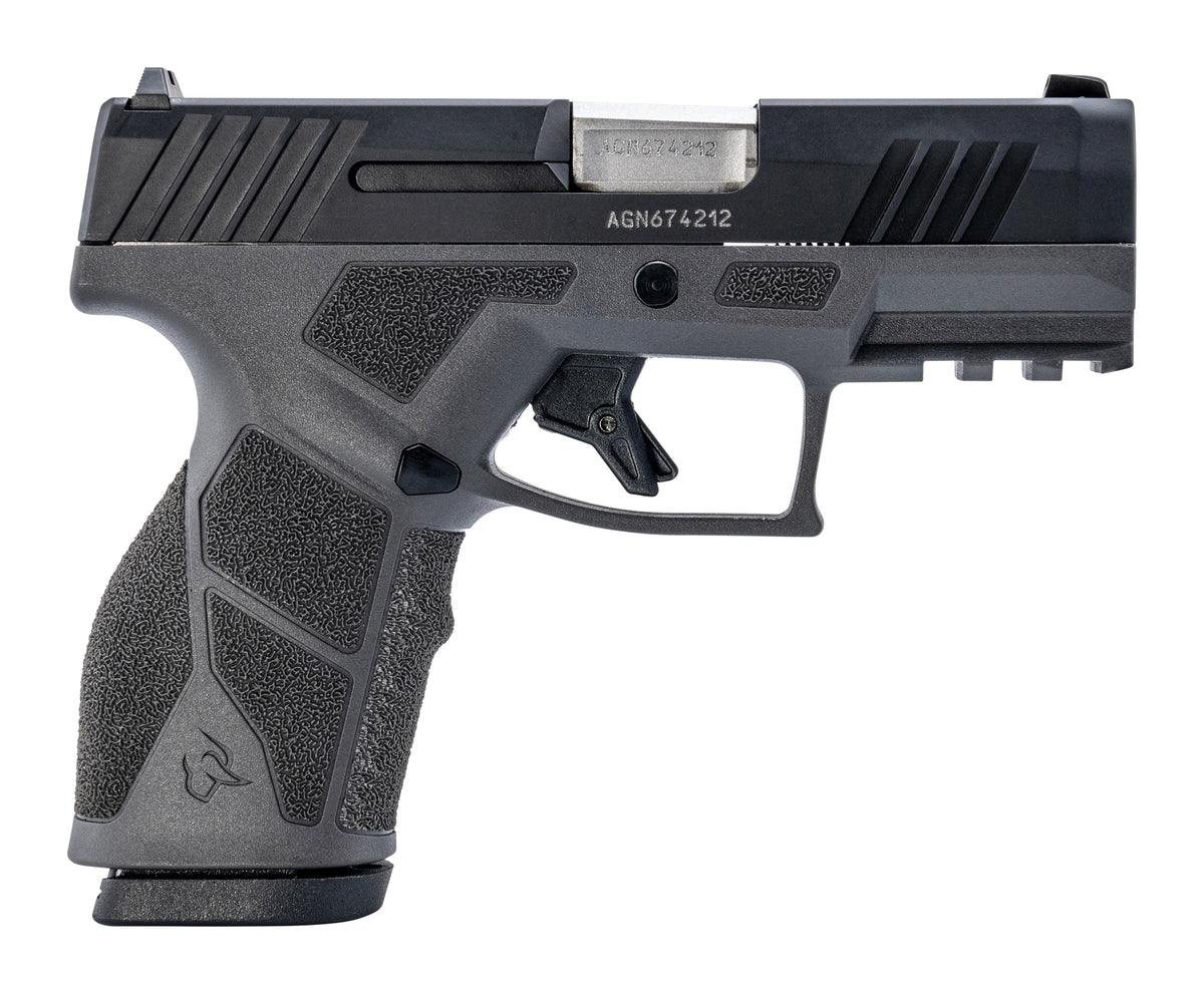 Taurus 1-GX2931G GX2 9mm Luger 13+1 3.37" Matte Stainless Steel Barrel, Matte Black Serrated Stainless Steel Slide, Gray Polymer Frame w/Picatinny Rail, Polymer Grip