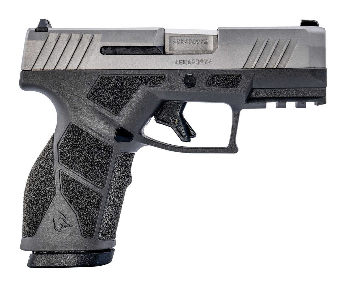Taurus 1-GX2939G GX2 9mm Luger 13+1 3.37" Matte Stainless Steel Barrel, Matte Serrated Stainless Steel Slide, Matte Gray Polymer Frame w/Picatinny Rail, Polymer Grip