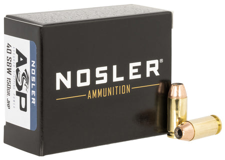 Nosler 51283 Assured Stopping Power Jacketed Hollow Point 150 Grain .40 S&W 1110 fps