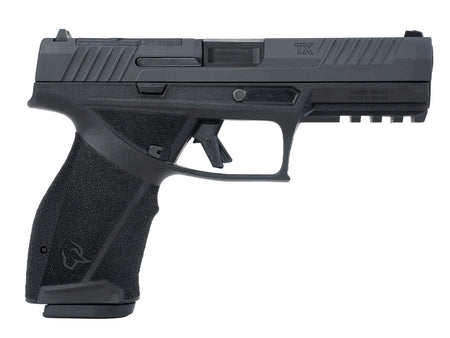Taurus TX 9 Full Size 9mm Luger 10+1 4.50" Black Barrel, Black Nitride Alloy Steel Optic Ready/Serrated Slide, Black Stainless Steel Frame w/Picatinny Rail, Interchangeable Backstrap Grip
