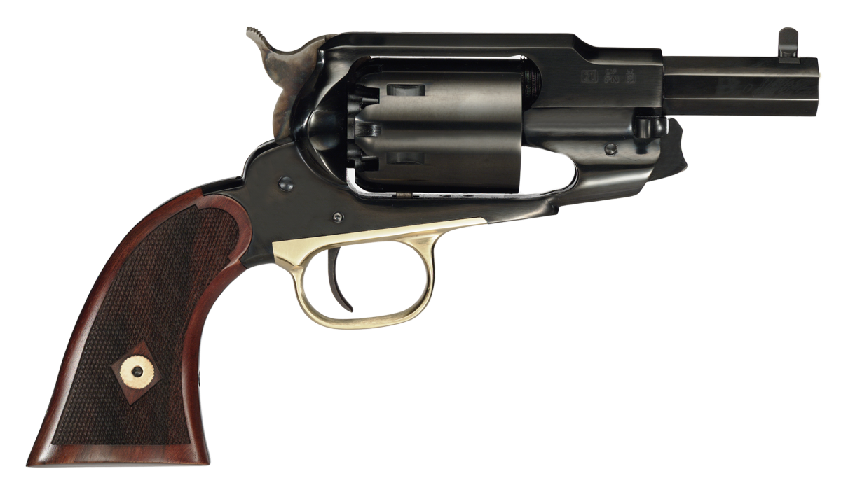 1858 ACE Black Powder Revolver .44 Cal 3" Blued Walnut Checkered Grip