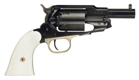 Pietta 1858 ACE Black Powder Revolver .44 Cal 3" Blued Barrel Walnut Grip White Finish