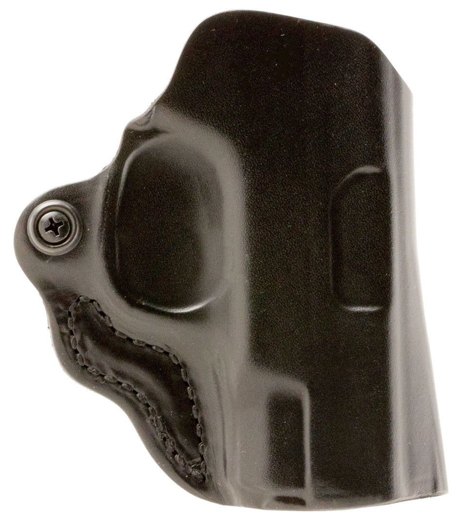DeSantis Mini Scabbard OWB Black Leather Belt Slide Holster for Sig P365 Right Hand