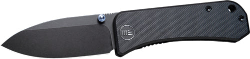 WE Knife Banter Folding Knife 2.9" Black G10 Handle Black Stonewashed S35VN
