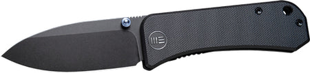 WE Knife Banter Folding Knife 2.9" Black G10 Handle Black Stonewashed S35VN