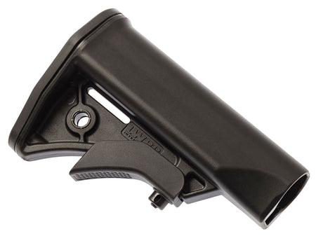 LWRC 2000124A01 Compact Adjustable Stock Black Synthetic for AR-15/M16 Mil-Spec Tube