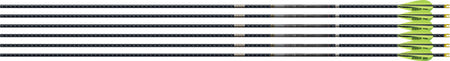 Easton 4MM FMJ Match Grade 300 Arrows 6-Pack with 3" AAE Hybrid Vanes