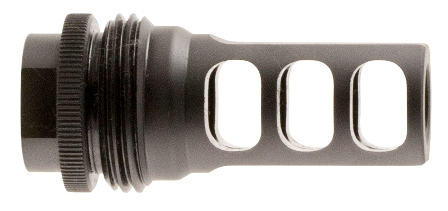 SilencerCo AC1733 ASR Muzzle Brake 458 Cal Black Steel 5/8"-24 tpi