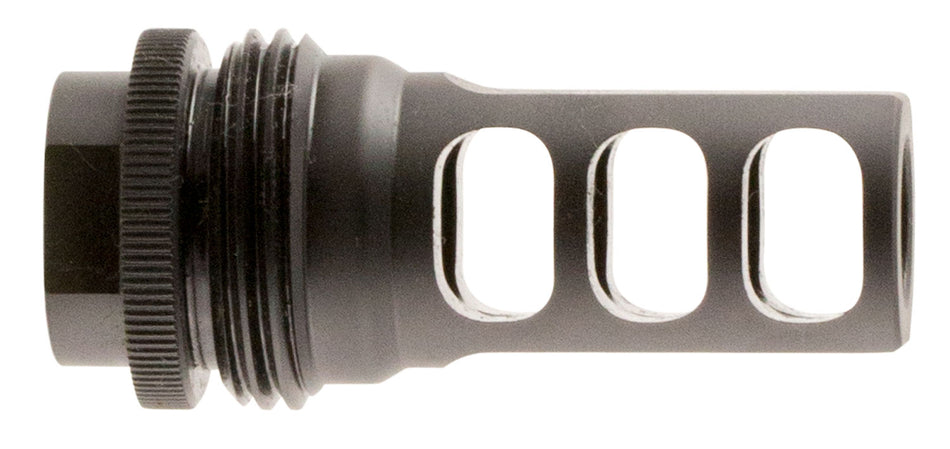 SilencerCo AC1733 ASR Muzzle Brake 458 Cal Black Steel 5/8"-24 tpi