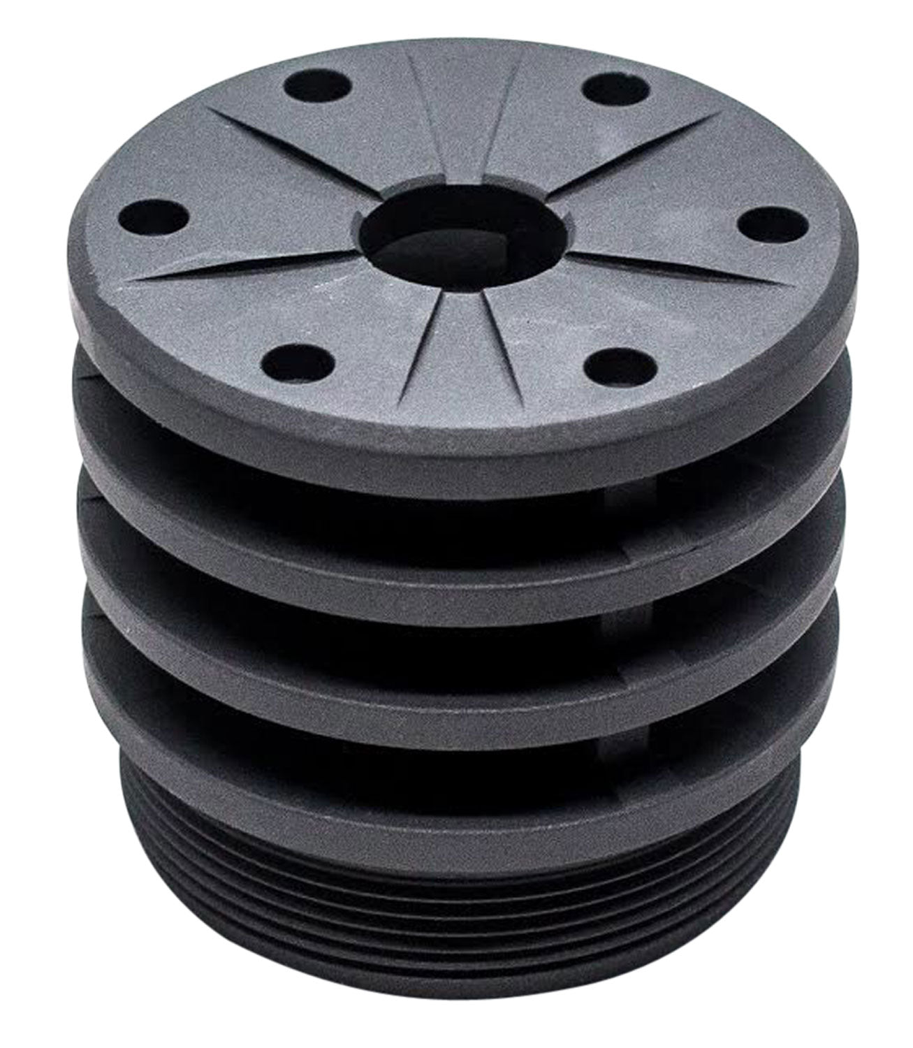 SilencerCo AC2022 Bravo Anchor Brake 30 Cal 7075-T6 Aluminum Black Suppressor Part