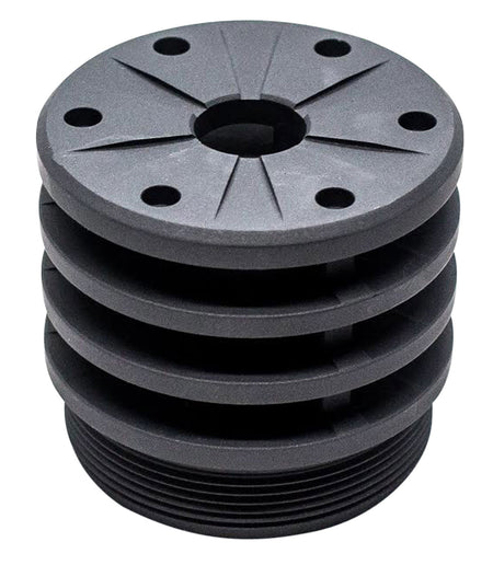 SilencerCo AC2022 Bravo Anchor Brake 30 Cal 7075-T6 Aluminum Black Suppressor Part