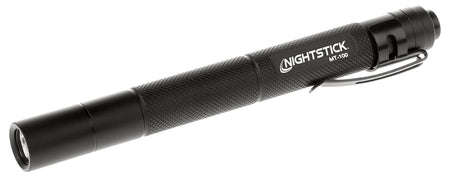 Nightstick MT100 Mini-TAC Tactical Flashlight Black Anodized 130 Lumens White LED