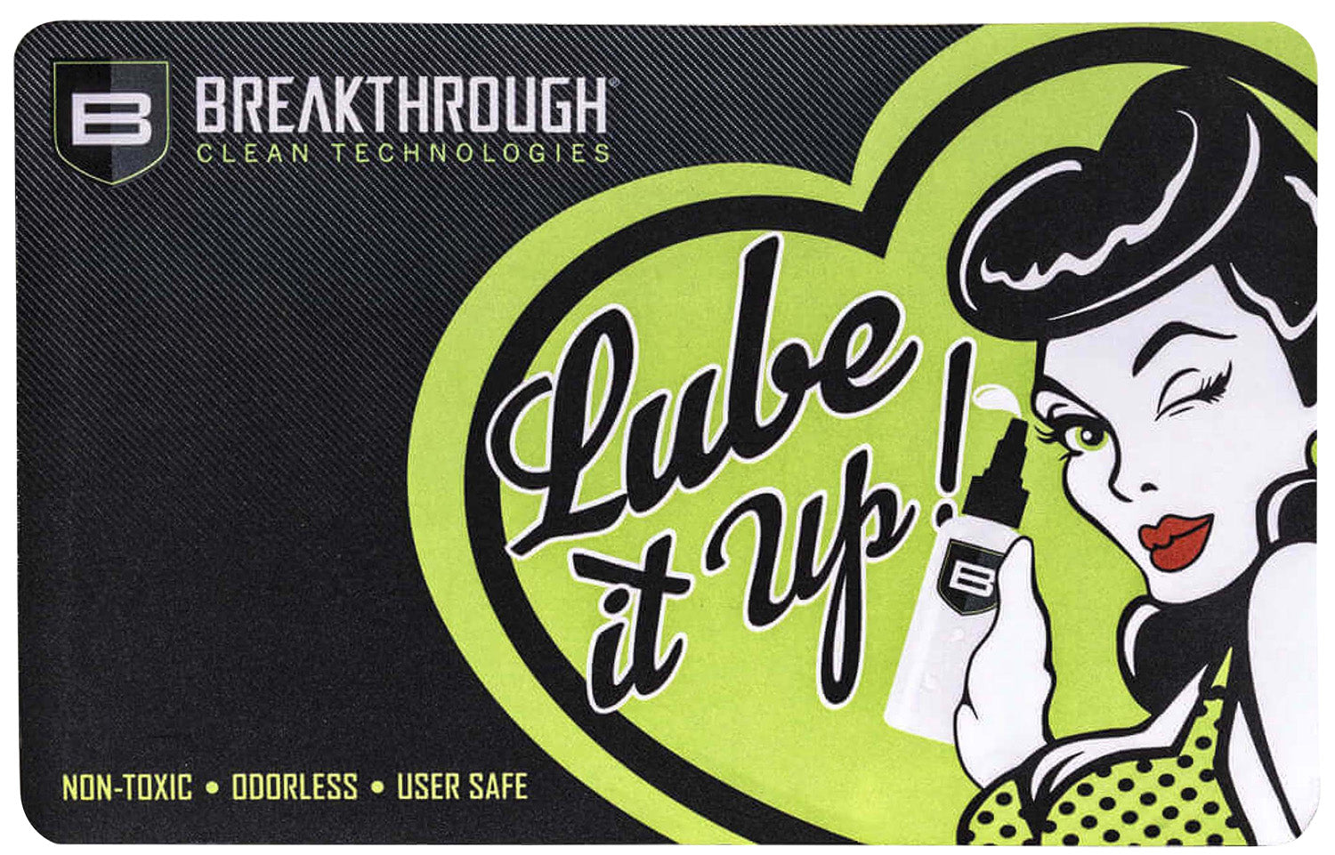 Breakthrough Clean BTRGMP Pistol Cleaning Mat Neoprene/Polyester 17" Long